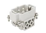 Male Inserts,Contacts 4+PE,Screw connection,35A 690V