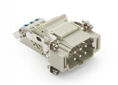 Male Inserts,Contacts 6+PE,Spring connection(quick),16A 500V