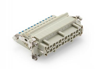 Female Inserts,Contacts 24+PE,Spring connection(quick),16A 500V
