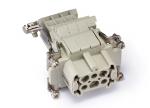 Female Inserts,Contacts 6+PE,Screw connection,16A 500V