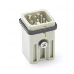 Male Inserts,Contacts 8,Spring connection(quick),10A 250V