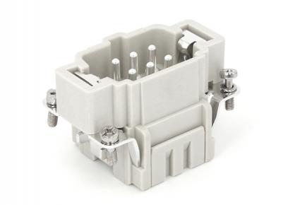 Male Inserts,Contacts 6+PE,Spring connection,16A 500V