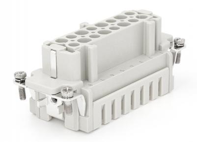 Female Inserts,Contacts 16+PE,Spring connection,16A 500V