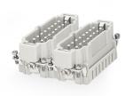 Male Inserts,Contacts 32+PE,Spring connection,16A 500V