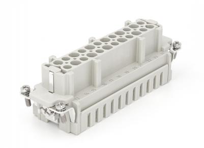 Female Inserts,Contacts 24+PE,Spring connection,16A 500V