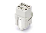 Female Inserts,Contacts 5+PE,Crimp connection,16A 400V