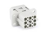 Male Inserts,Contacts 8+PE,Crimp connection,16A 500V