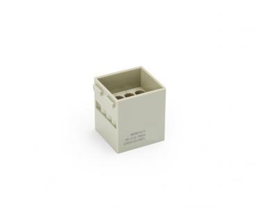 Fiber optic module,Crimp connection,Contacts 12,Male,1.5A/50V