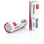 ER17505 Li-SoCl2 bobbin battery,3.6V 3500 mAh