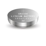 Li-MnO2 Coin Battery CR2330,3V 260mAh,Temperature -20℃ ~ +70℃