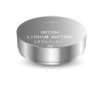 Li-MnO2 Coin Battery CR2354,3V 560mAh,Temperature -20℃ ~ +70℃