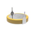 Li-MnO2 Coin Battery With Solder Tabs,Temperature -20℃ ~ +70℃