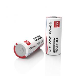 ER14335M Li-SoCl2 spiral batteries,3.6V 1300 mAh