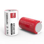 ER34615S Li-SoCl2 high temperature battery,3.6V 13000 mAh