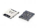 Nano SIM Card Connector,PUSH PULL,6Pin,H1.13mm