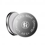 Li-MnO2 Coin Battery CR2050HT,3V 350mAh,Temperature -40℃ ~ +125℃