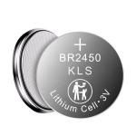 lithium Poly-carbon monofluoride Coin Battery BR2450,3V 550mAh,Temperature -40℃ ~ +85℃
