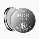 lithium Poly-carbon monofluoride Coin Battery BR2016,3V 70mAh,Temperature -40℃ ~ +85℃