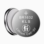 lithium Poly-carbon monofluoride Coin Battery BR1632,3V 120mAh,Temperature -40℃ ~ +85℃