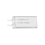 Lithium manganese pouch battery,Size 3.0*27.0*52.0mm,3V 1030mAh,Temperature -20℃ ~ +70℃