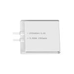 Lithium manganese pouch battery,Size 3.2*47.0*45.0mm,3V 1300mAh,Temperature -20℃ ~ +70℃