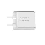Lithium manganese pouch battery,Size 4.0*25.0*23.0mm,3V 400mAh,Temperature -20℃ ~ +70℃