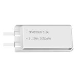 Lithium manganese pouch battery,Size 4.5*39.0*68.0mm,3V 3050mAh,Temperature -20℃ ~ +70℃