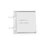 Lithium manganese pouch battery,Size 5.2*51.0*51.0mm,3V 3000mAh,Temperature -20℃ ~ +70℃