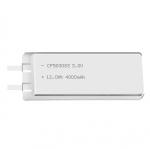 Lithium manganese pouch battery,Size 5.8*30.0*83.0mm,3V 4000mAh,Temperature -20℃ ~ +70℃