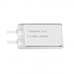Lithium manganese pouch battery,Size 6.3*32.0*47.0mm,3V 1950mAh,Temperature -20℃ ~ +70℃