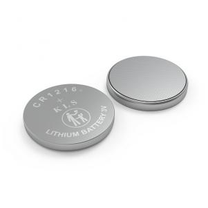 Li-MnO2 Coin Battery CR1216,3V 25mAh,Temperature -20℃ ~ +70℃