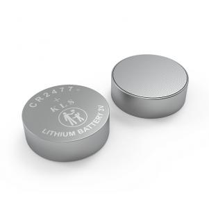 Li-MnO2 Coin Battery CR2477,3V 1000mAh,Temperature -20℃ ~ +70℃