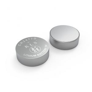 Li-MnO2 Coin Battery CR2477D,3V 1000mAh,Temperature -55℃ ~ +60℃