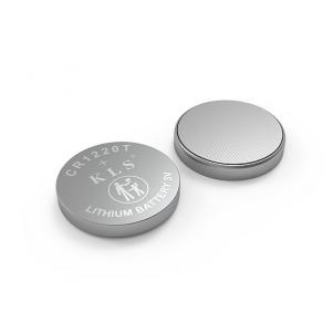 Li-MnO2 Coin Battery CR1220T,3V 38mAh,Temperature -40℃ ~ +85℃