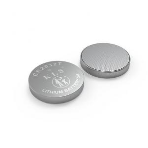 Li-MnO2 Coin Battery CR2032T,3V 220mAh,Temperature -40℃ ~ +85℃