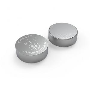 Li-MnO2 Coin Battery CR2477T,3V 1000mAh,Temperature -40℃ ~ +85℃