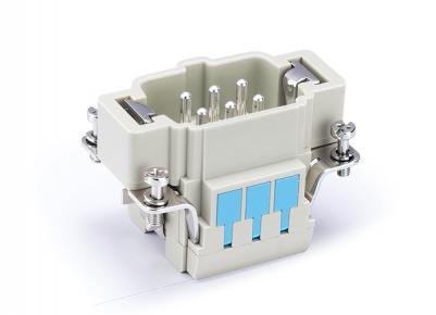 Male Inserts,Contacts 6+PE,Spring connection,16A 500V