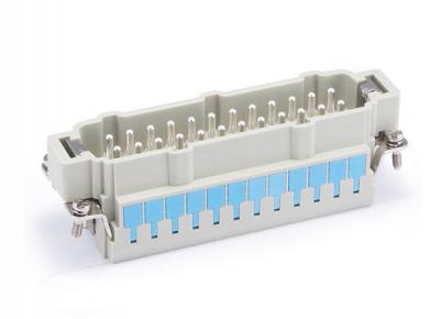 Male Inserts,Contacts 24+PE,Spring connection,16A 500V