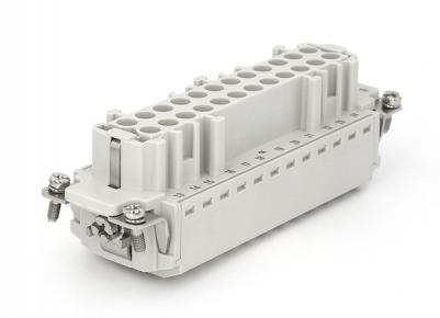 Female Inserts,Contacts 24+PE,Spring connection,16A 500V