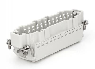 Male Inserts,Contacts 24+PE,Spring connection,16A 500V