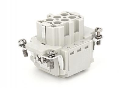 Male Inserts,Contacts 6+PE,Spring connection,16A 500V