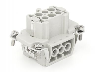 Female Inserts,Contacts 6+PE,Screw connection,16A 500V