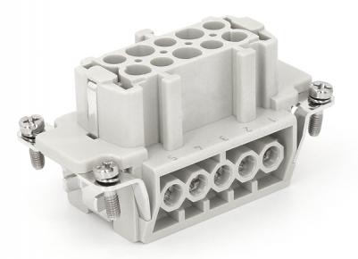 Female Inserts,Contacts 10+PE,Screw connection,16A 500V