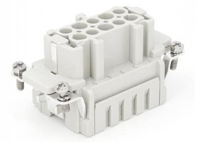 Female Inserts,Contacts 10+PE,Crimp connection,16A 500V