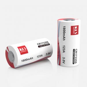 CR17335S Lithium Manganese battery,Hermetically Sealed Bobbin Type,3.0V 1800 mAh