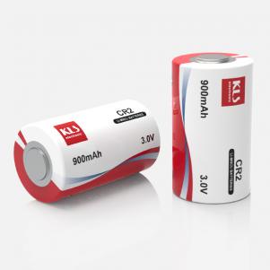 CR2 Lithium Manganese battery,Semi Sealed Spiral Type,3.0V 900 mAh
