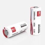 CR17450H Lithium Manganese battery,Semi Sealed Spiral Type,3.0V 2400 mAh