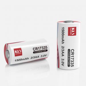 CR17335 Lithium Manganese battery,Hermetically Sealed Spiral Type,3.0V 1500 mAh