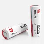 CR17505H Lithium Manganese battery,Semi Sealed Spiral Type,3.0V 2800 mAh