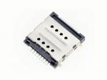 Double SIM Card Connector,PUSH PULL,H3.0mm